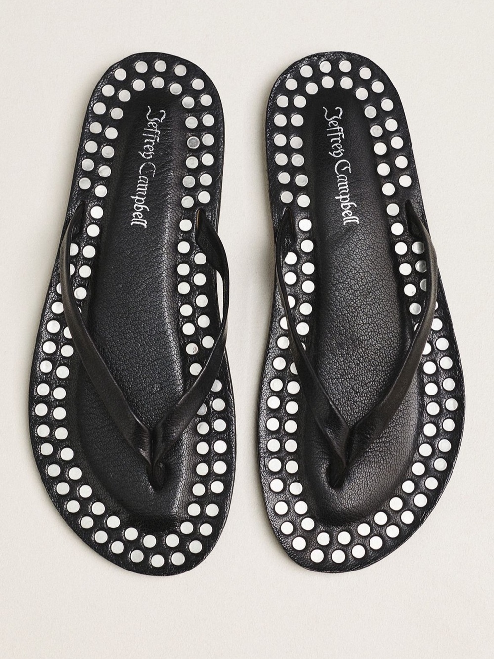 Jeffrey Campbell Katrina Studded Flip-Flops- NIB - Picture 2 of 8